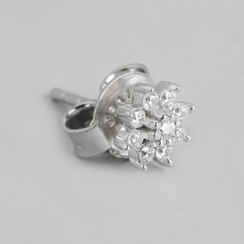 925 Sterling Floral Infinity CZ Combo Jewelry Set